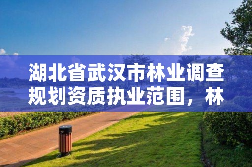 湖北省武汉市林业调查规划资质执业范围，林业调查规划资质查询