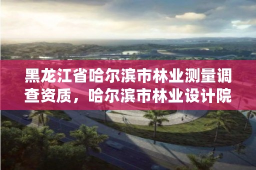 黑龙江省哈尔滨市林业测量调查资质,哈尔滨市林业设计院