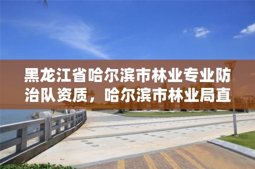 黑龙江省哈尔滨市林业专业防治队资质,哈尔滨市林业局直属林场