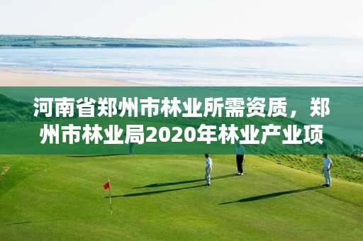 河南省郑州市林业所需资质,郑州市林业局2020年林业产业项目