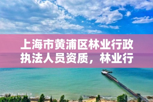 上海市黄浦区林业行政执法人员资质,林业行政执法证执法范围