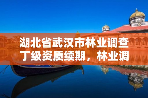 湖北省武汉市林业调查丁级资质续期，林业调查甲级资质