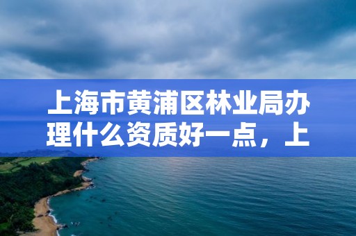 上海市黄浦区林业局办理什么资质好一点,上海市林业局