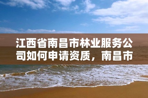 江西省南昌市林业服务公司如何申请资质,南昌市林业局待遇