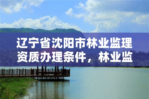 辽宁省沈阳市林业监理资质办理条件,林业监理是做什么的
