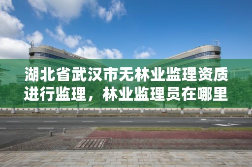 湖北省武汉市无林业监理资质进行监理，林业监理员在哪里考