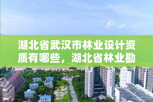 湖北省武汉市林业设计资质有哪些，湖北省林业勘察设计院是个好单位吗