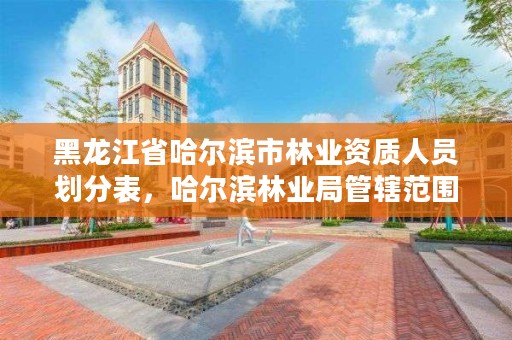 黑龙江省哈尔滨市林业资质人员划分表,哈尔滨林业局管辖范围