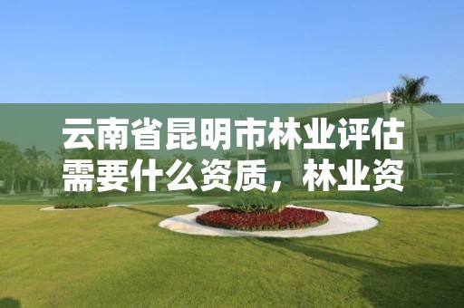 云南省昆明市林业评估需要什么资质,林业资产评估资质