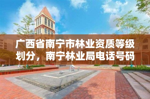 广西省南宁市林业资质等级划分,南宁林业局电话号码是多少
