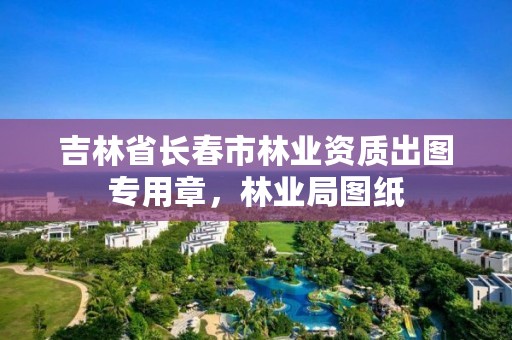 吉林省长春市林业资质出图专用章,林业局图纸