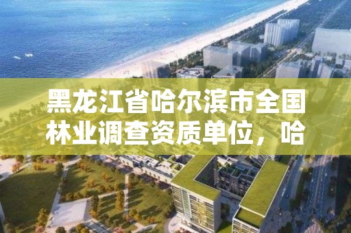 黑龙江省哈尔滨市全国林业调查资质单位,哈尔滨附近的林业局