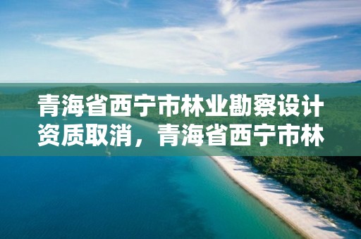 青海省西宁市林业勘察设计资质取消，青海省西宁市林业勘察设计资质取消公示