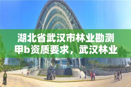 湖北省武汉市林业勘测甲b资质要求，武汉林业勘察设计院