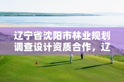 辽宁省沈阳市林业规划调查设计资质合作,辽宁省林业调查规划设计院