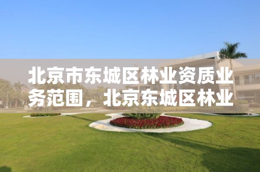 北京市东城区林业资质业务范围,北京东城区林业局