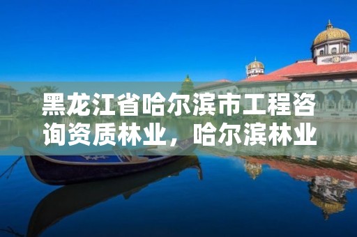 黑龙江省哈尔滨市工程咨询资质林业,哈尔滨林业调查规划有限公司