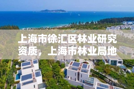 上海市徐汇区林业研究资质,上海市林业局地址