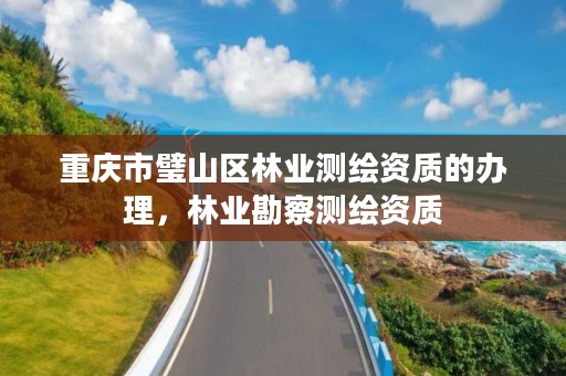 重庆市璧山区林业测绘资质的办理,林业勘察测绘资质