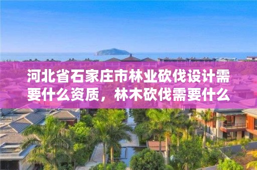 河北省石家庄市林业砍伐设计需要什么资质,林木砍伐需要什么资质