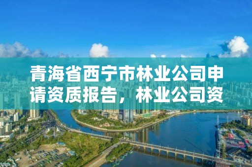 青海省西宁市林业公司申请资质报告,林业公司资质有哪几个