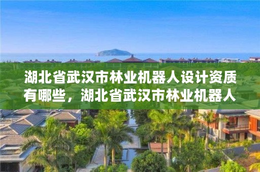 湖北省武汉市林业机器人设计资质有哪些,湖北省武汉市林业机器人设计资质有哪些公司