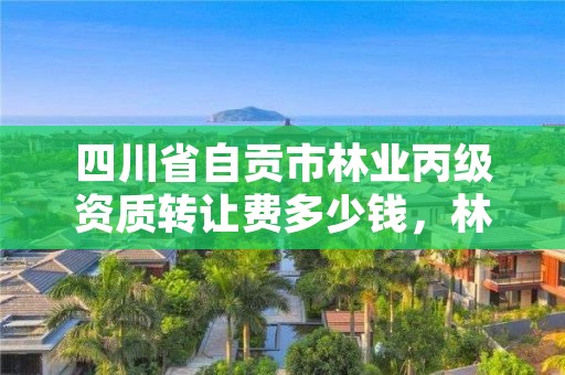 四川省自贡市林业丙级资质转让费多少钱,林业调查丙级资质转让
