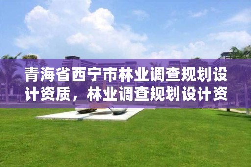 青海省西宁市林业调查规划设计资质，林业调查规划设计资质证书取消了吗