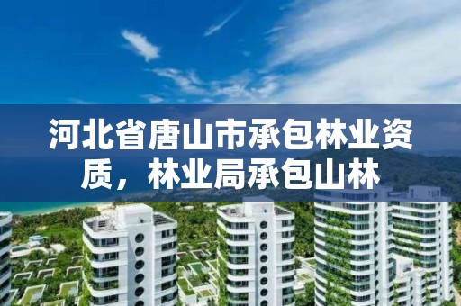 河北省唐山市承包林业资质，林业局承包山林