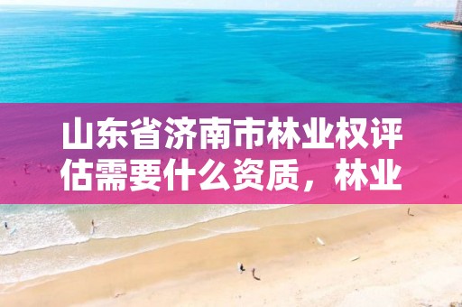 山东省济南市林业权评估需要什么资质,林业评估费用收费标准