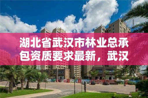 湖北省武汉市林业总承包资质要求最新,武汉林业发展公司