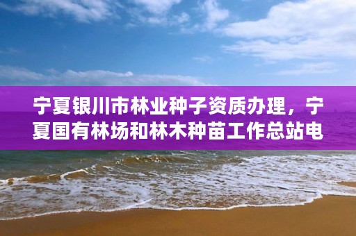 宁夏银川市林业种子资质办理,宁夏国有林场和林木种苗工作总站电话