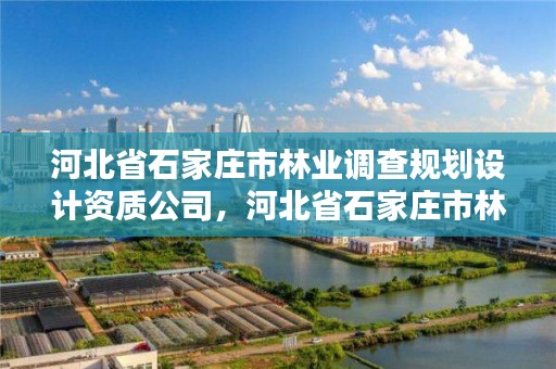 河北省石家庄市林业调查规划设计资质公司，河北省石家庄市林业调查规划设计资质公司名单