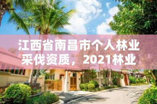 江西省南昌市个人林业采伐资质,2021林业局采伐文件