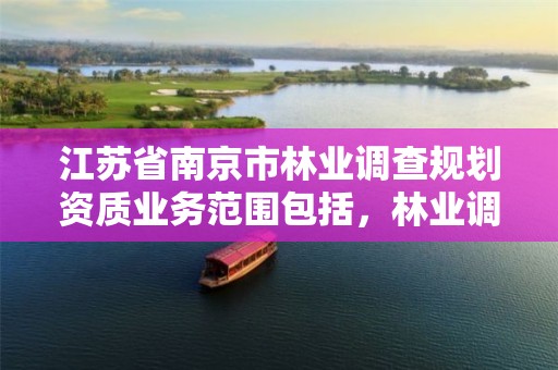 江苏省南京市林业调查规划资质业务范围包括,林业调查规划资质证书