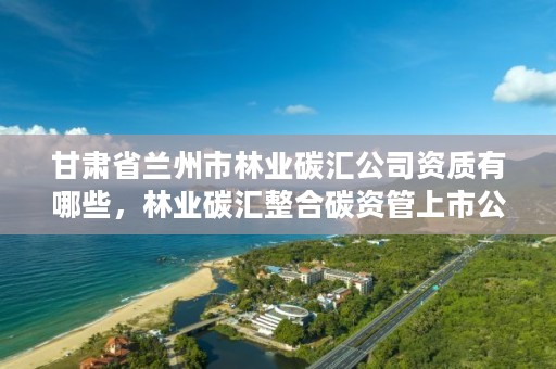 甘肃省兰州市林业碳汇公司资质有哪些,林业碳汇整合碳资管上市公司