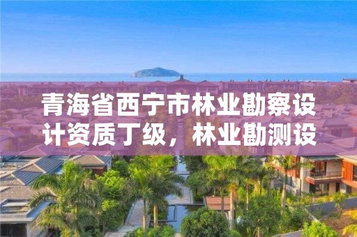 青海省西宁市林业勘察设计资质丁级,林业勘测设计资质