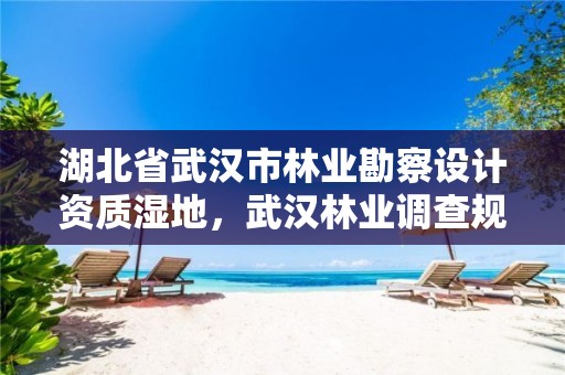 湖北省武汉市林业勘察设计资质湿地，武汉林业调查规划院
