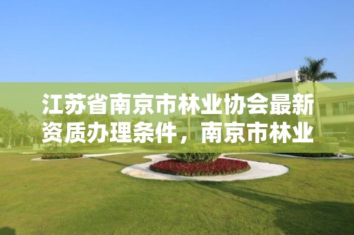 江苏省南京市林业协会最新资质办理条件,南京市林业站官网