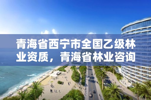青海省西宁市全国乙级林业资质,青海省林业咨询中心