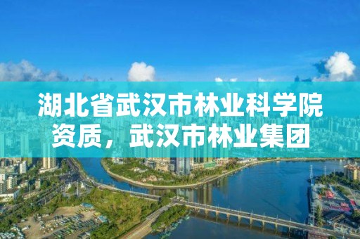 湖北省武汉市林业科学院资质，武汉市林业集团