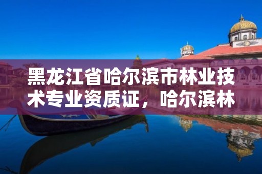 黑龙江省哈尔滨市林业技术专业资质证,哈尔滨林业厅官网