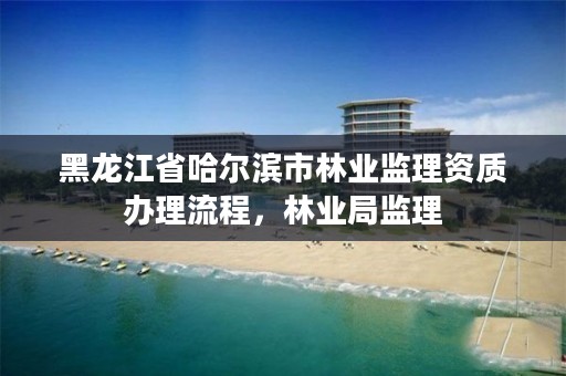 黑龙江省哈尔滨市林业监理资质办理流程,林业局监理