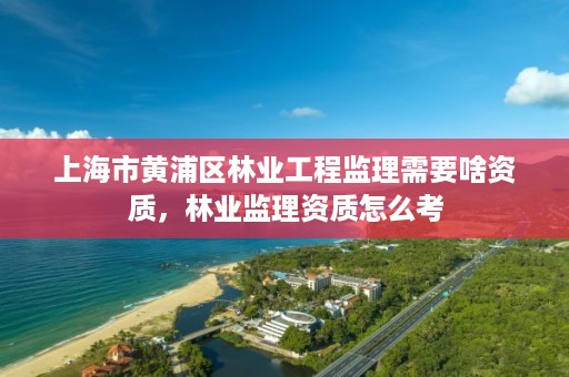 上海市黄浦区林业工程监理需要啥资质,林业监理资质怎么考