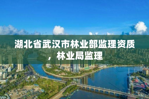 湖北省武汉市林业部监理资质,林业局监理