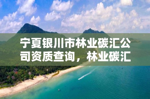 宁夏银川市林业碳汇公司资质查询，林业碳汇公司有哪几家