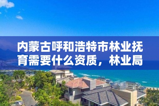内蒙古呼和浩特市林业抚育需要什么资质,林业局森林抚育方案