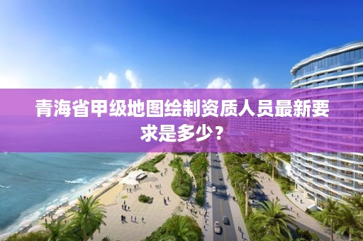 青海省甲级地图绘制资质人员最新要求是多少?