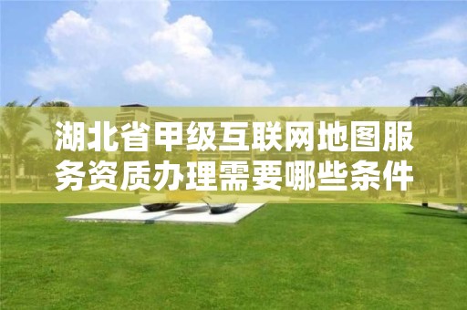 湖北省甲级互联网地图服务资质办理需要哪些条件？