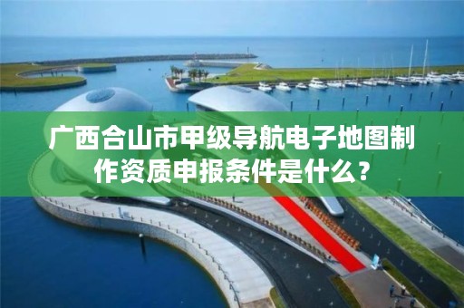 广西合山市甲级导航电子地图制作资质申报条件是什么?